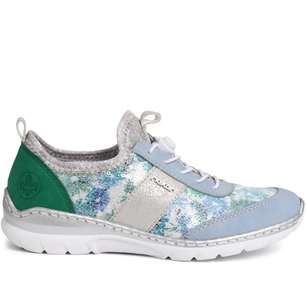 Lace-Up Trainers - RKR39504 / 324 847 - Light Blue - Image 2