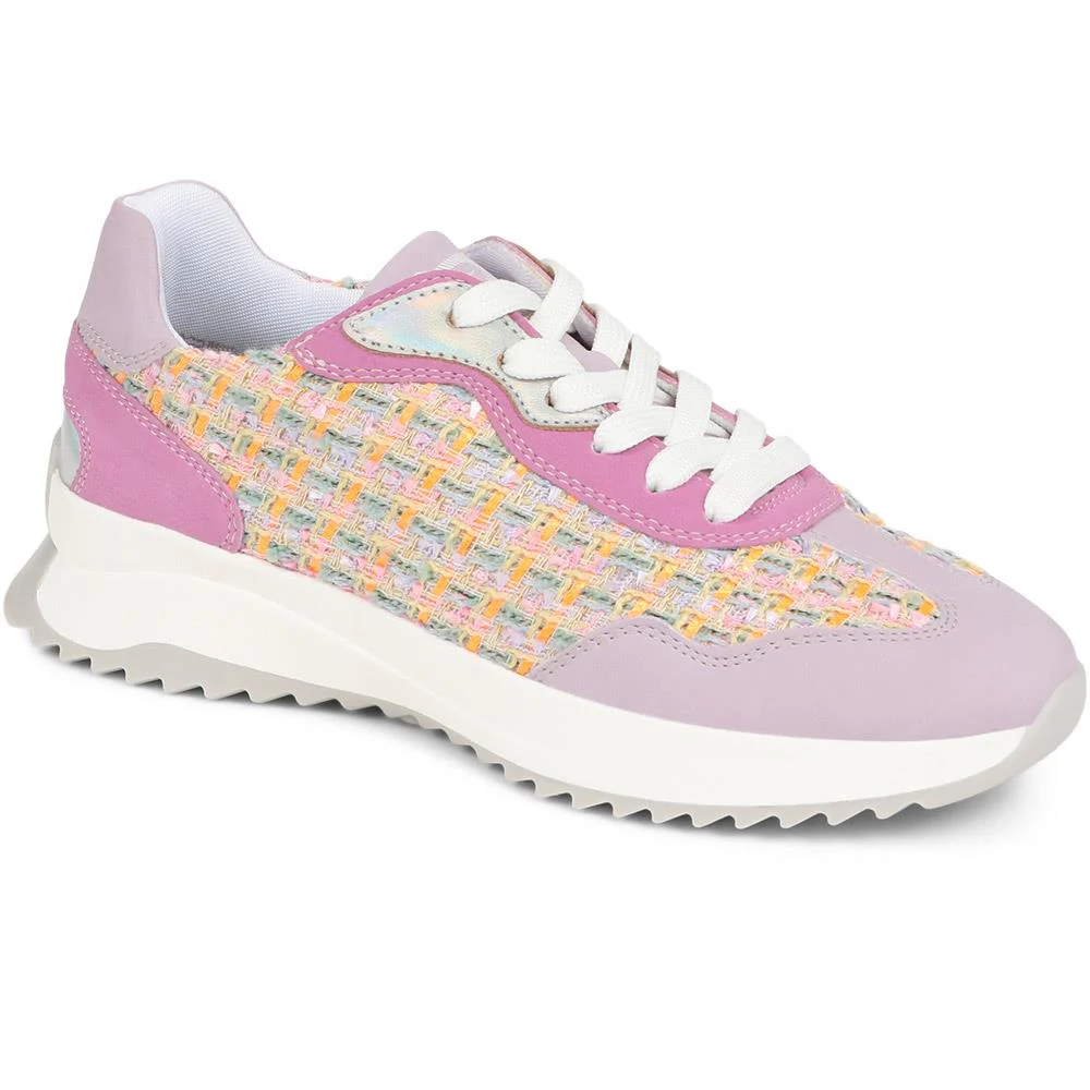 Lace Up Trainers - RKR39542 / 325 038 - Pink Multi