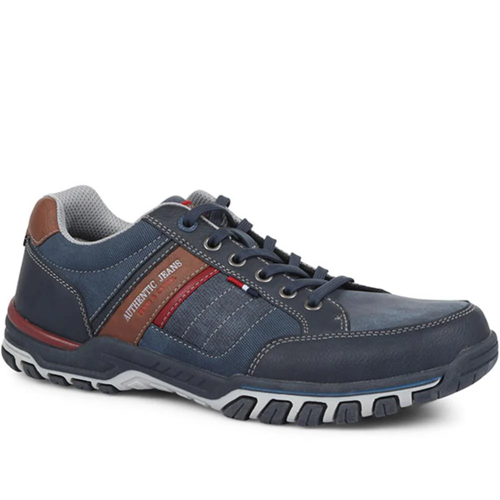 Lace-Up Trainers - VSHI32001 / 319 327 - Navy Multi