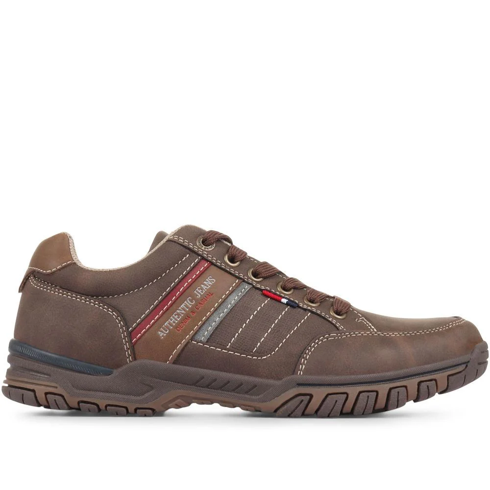 Lace-Up Trainers - VSHI32001 / 319 327 - Brown Multi - Image 2