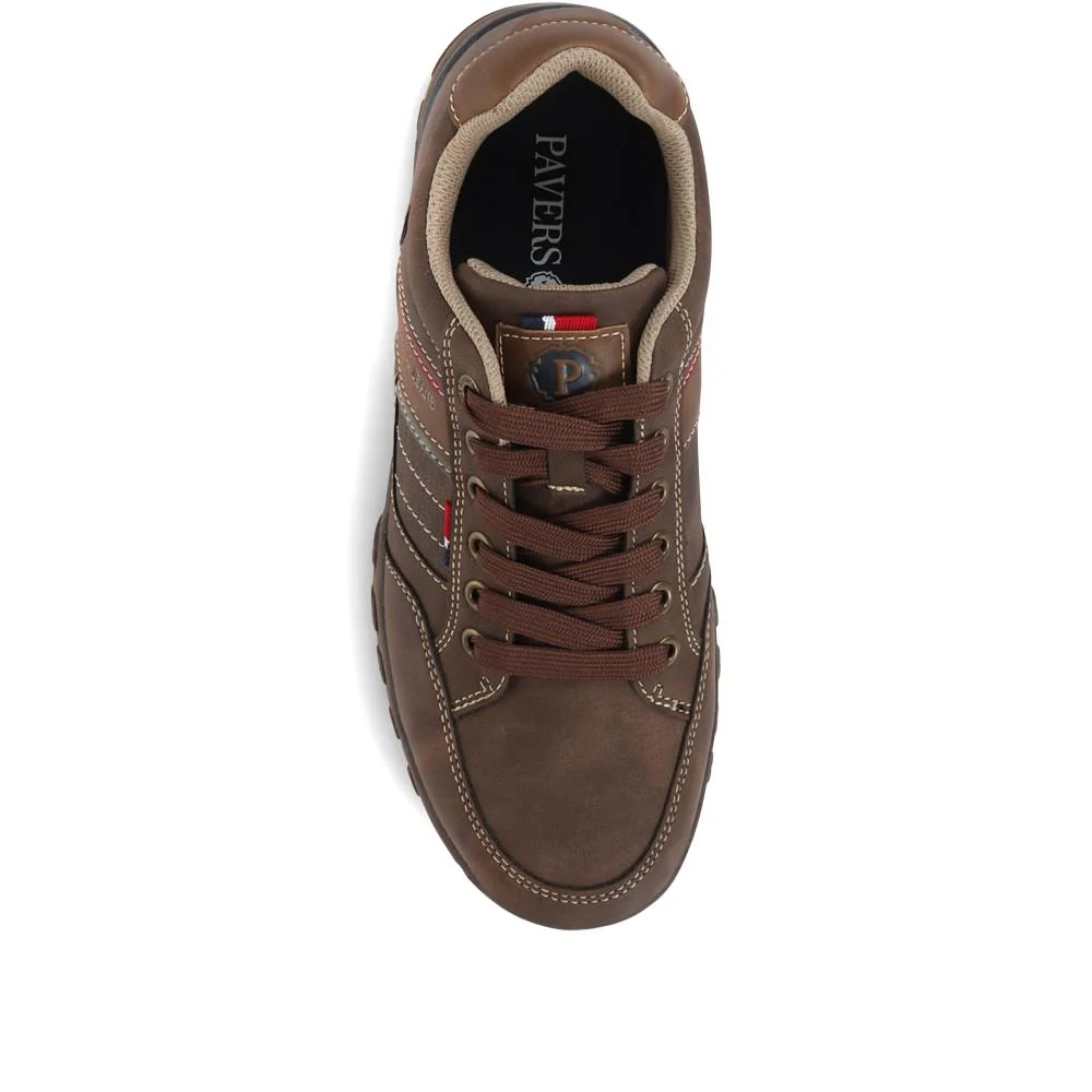 Lace-Up Trainers - VSHI32001 / 319 327 - Brown Multi - Image 5