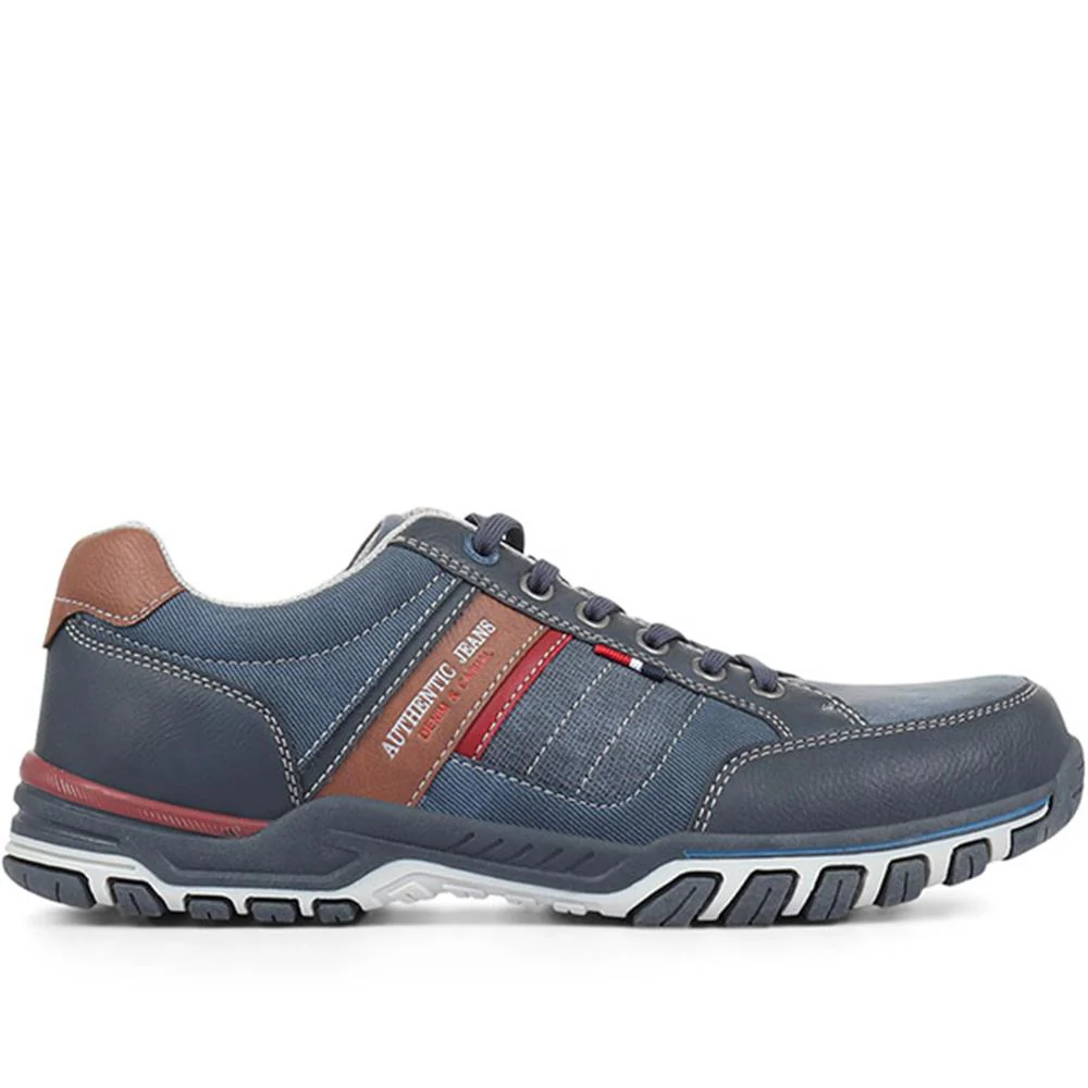 Lace-Up Trainers - VSHI32001 / 319 327 - Navy Multi - Image 2
