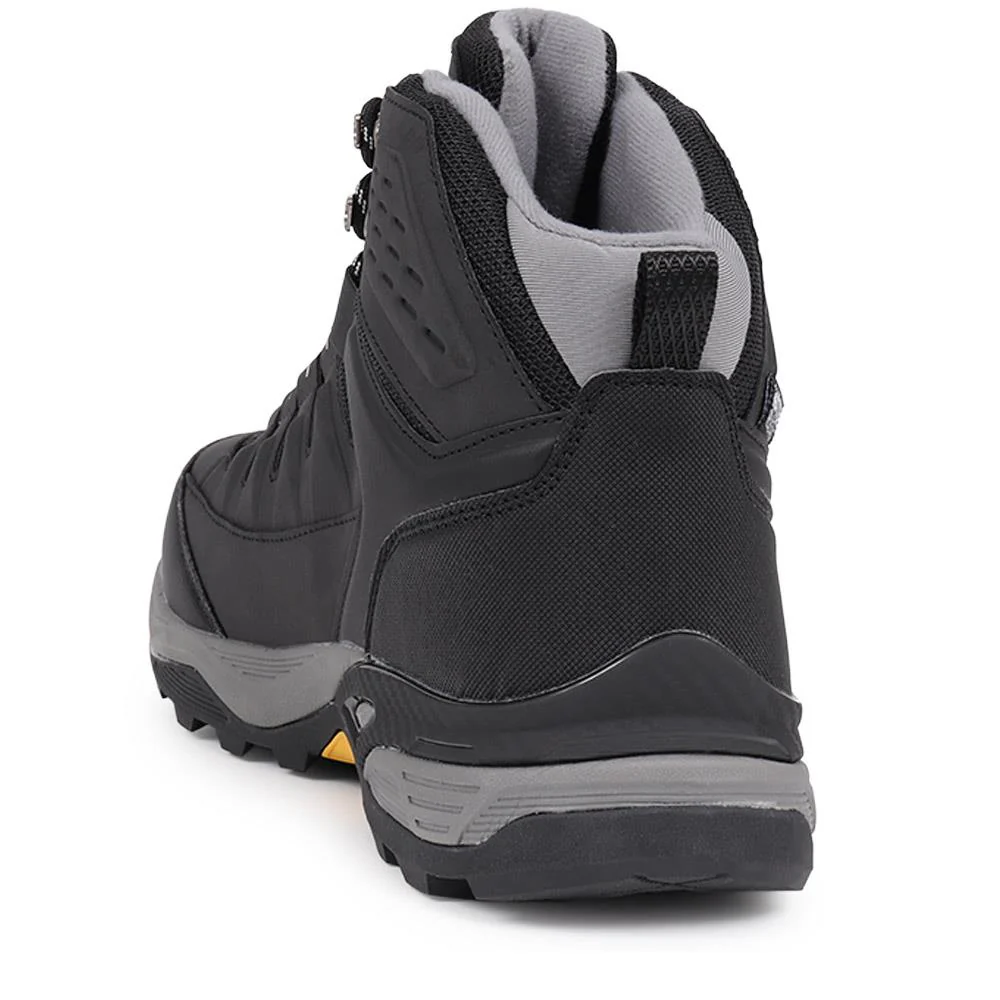 Wide Fit Lace Up Walking Boots - SUNCH40003 / 325 726 - Black - Image 3