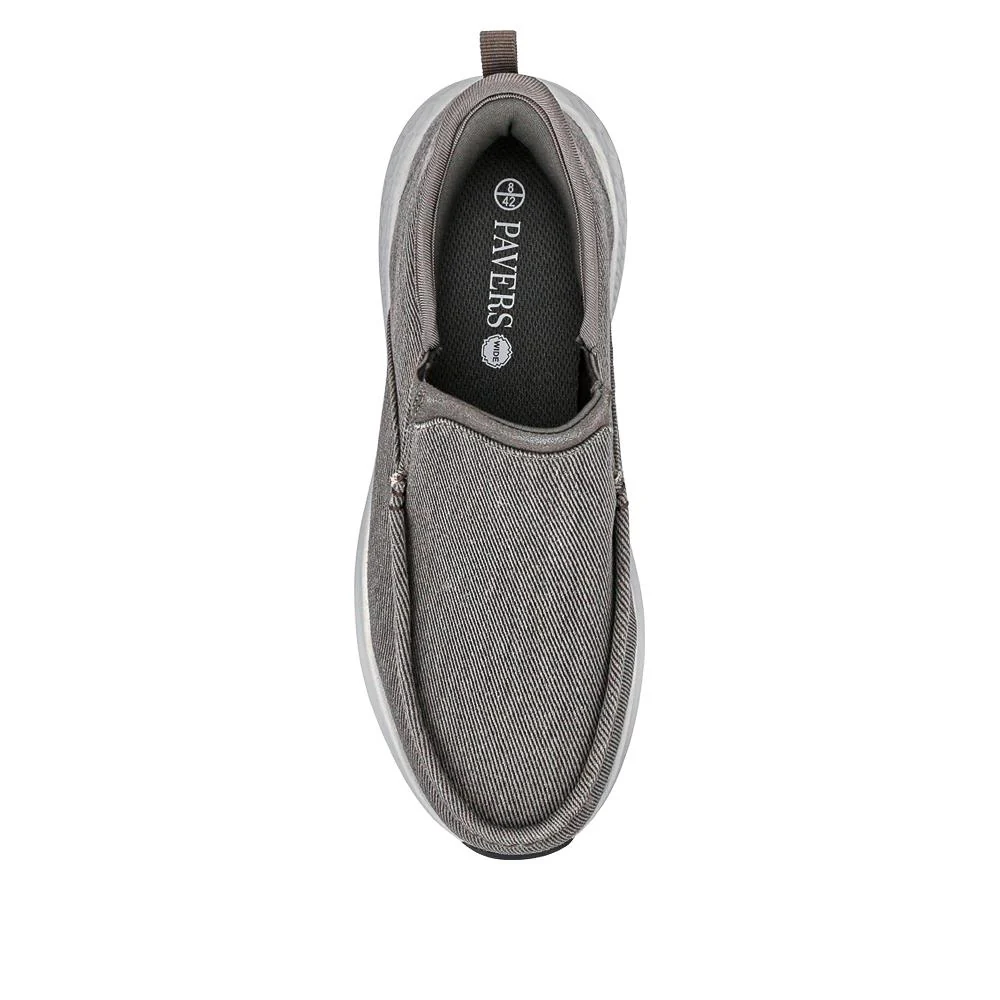 Easy Step In Wide Fit Laceless Trainers - BOJIE41013 / 327 259 - Grey - Image 4