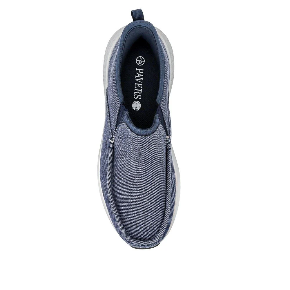 Easy Step In Wide Fit Laceless Trainers - BOJIE41013 / 327 259 - Navy - Image 4