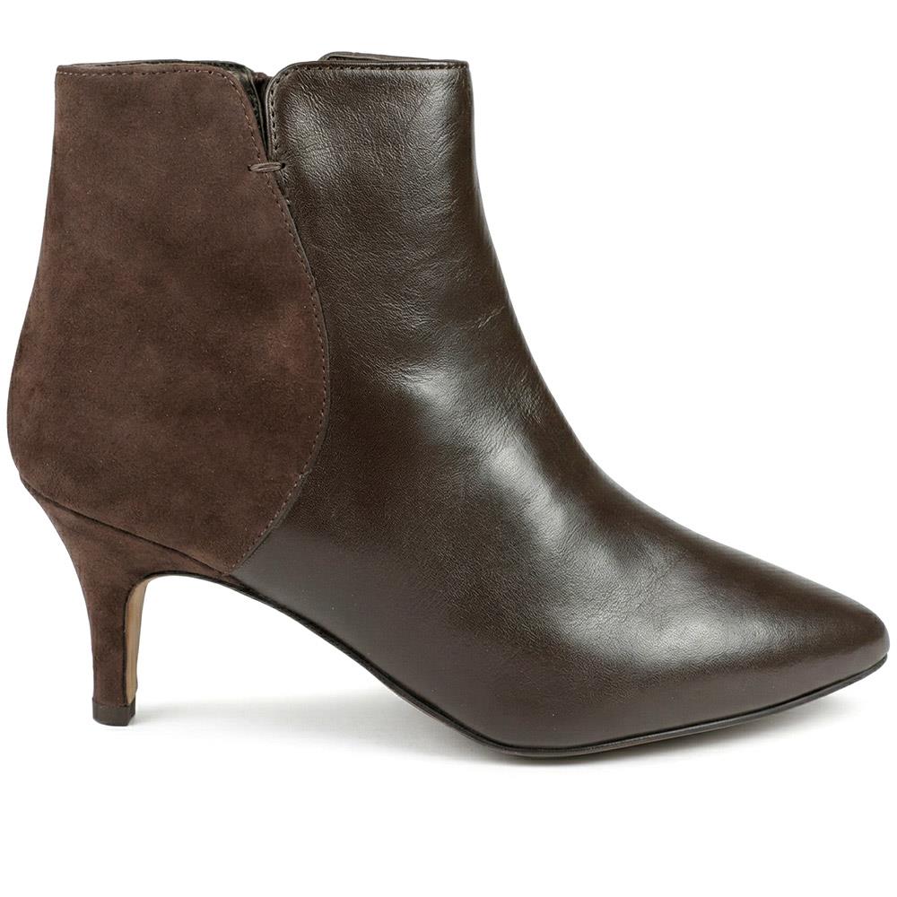 Laci Smart Leather Stiletto-Heel Boots - LACI / 327 888 - Brown - Image 2
