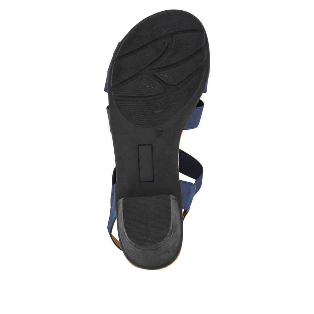 Ladies' Smart Sandals - WOIL41014 / 326 870 - Navy - Image 5