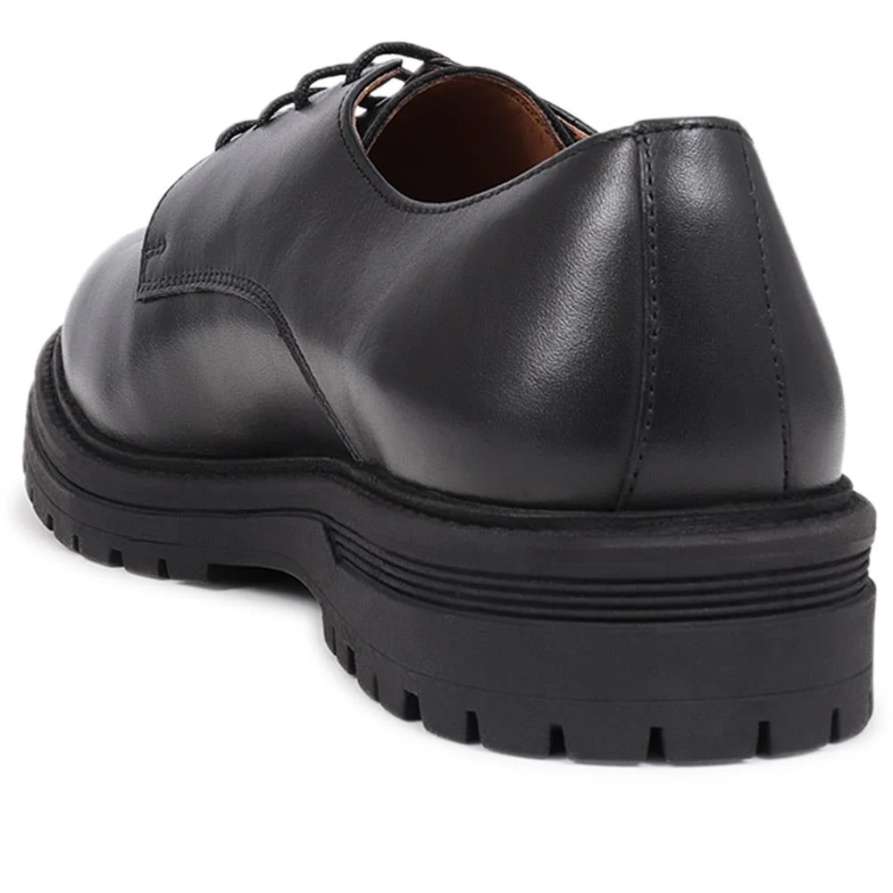 Laker Leather Lace-Up Shoes - LAKER / 326 400 - Black - Image 3
