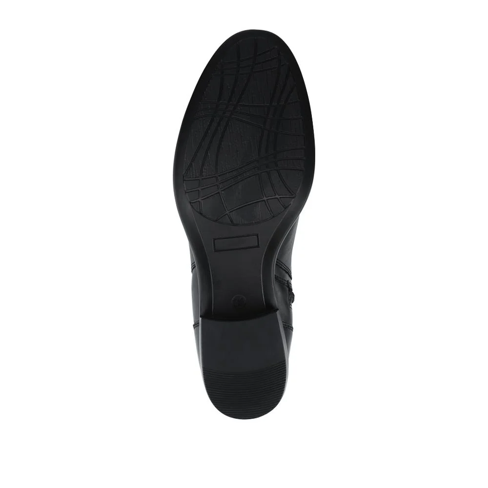 Laurelle Leather Zip Fasten Ankle Boots - LAURELLE / 328 214 - Black - Image 5