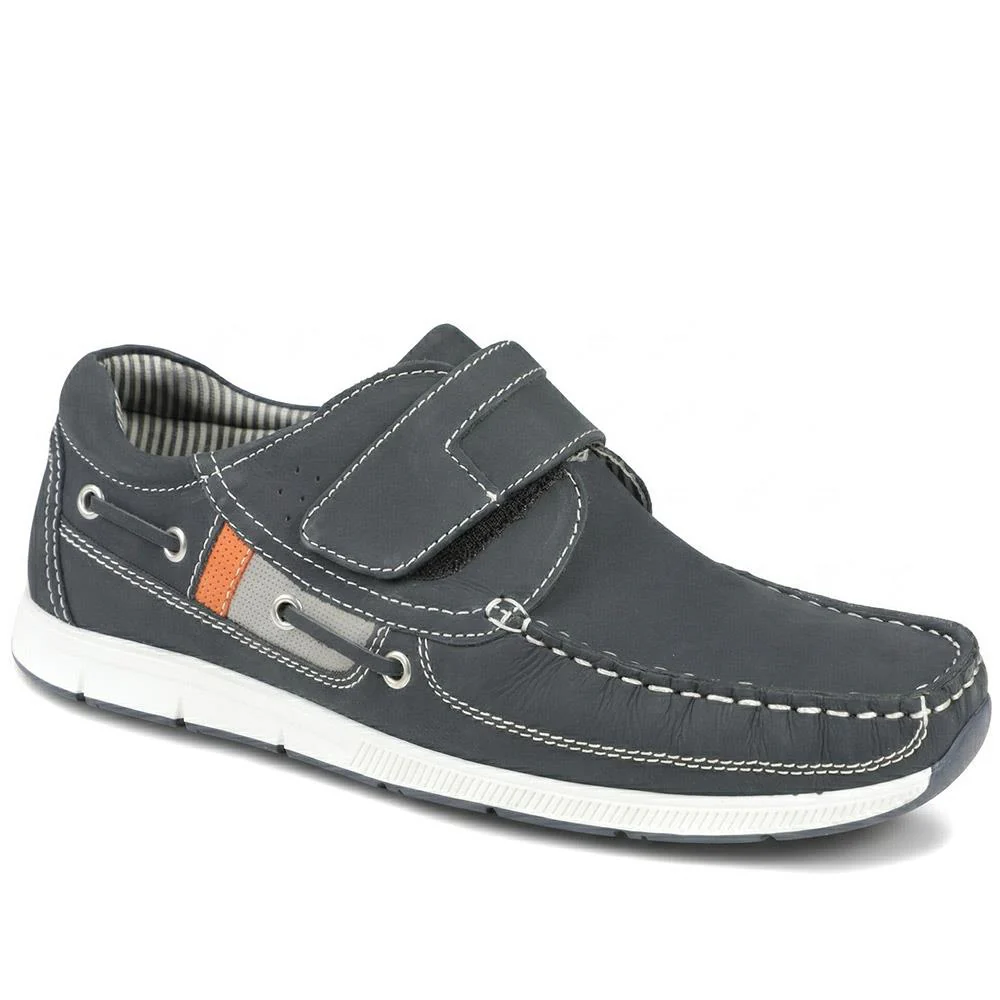 Leather Adjustable Fastening Shoes - SHAFI43003 / 329 452 - Image 2