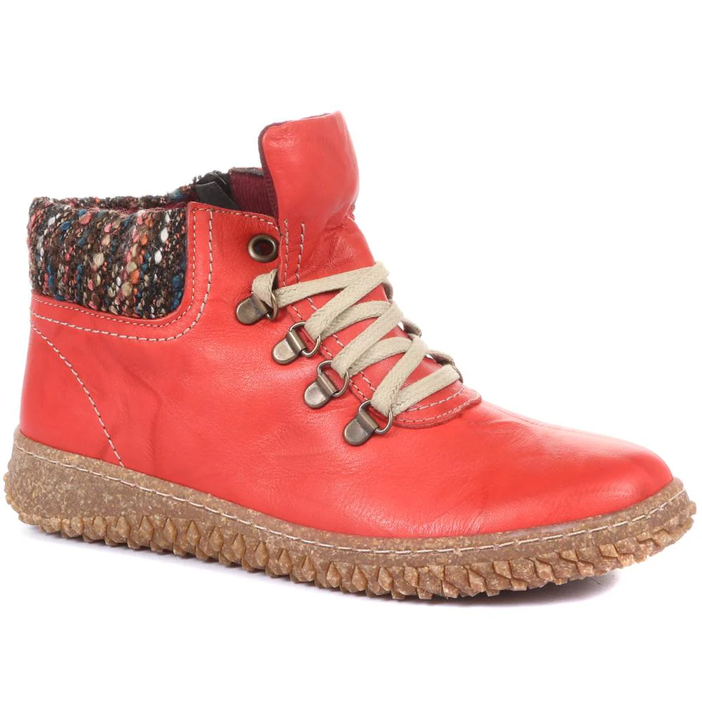Leather Ankle Boots - HAK32015 / 319 263 - Image 4