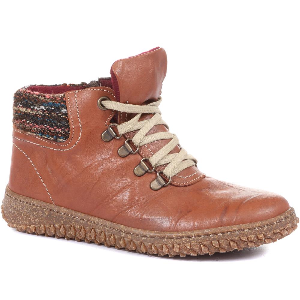 Leather Ankle Boots - HAK32015 / 319 263 - Image 3