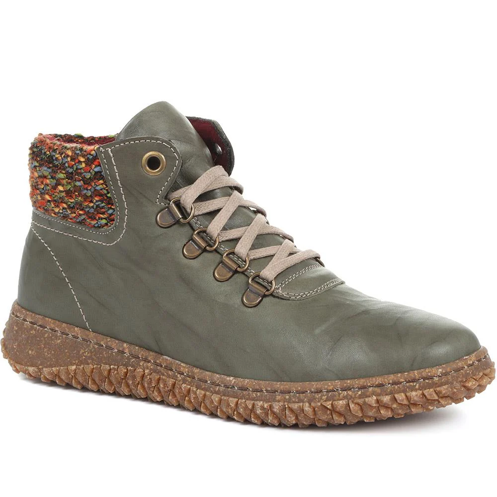 Leather Ankle Boots - HAK32015 / 319 263 - Image 4