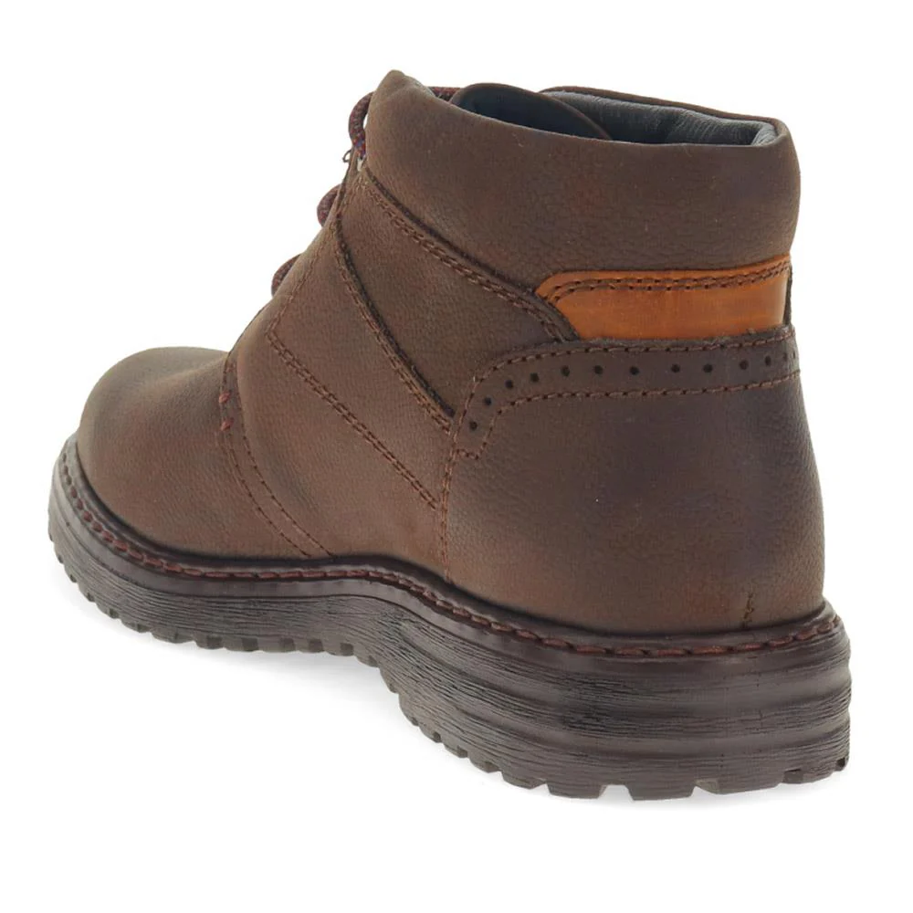 Leather Ankle Boots - JOSEF40502 / 326 428 - Brown - Image 3