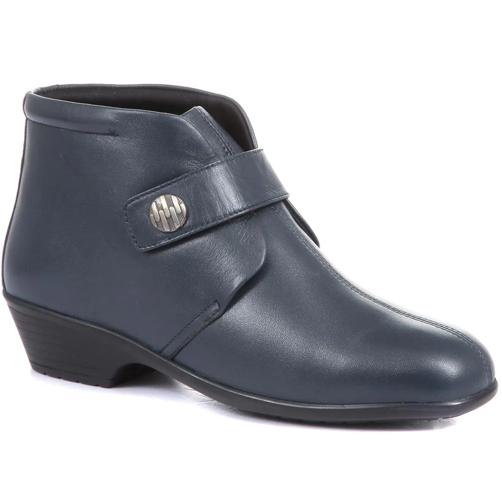 Leather Ankle Boots - KF28026 / 313 332 - Image 2