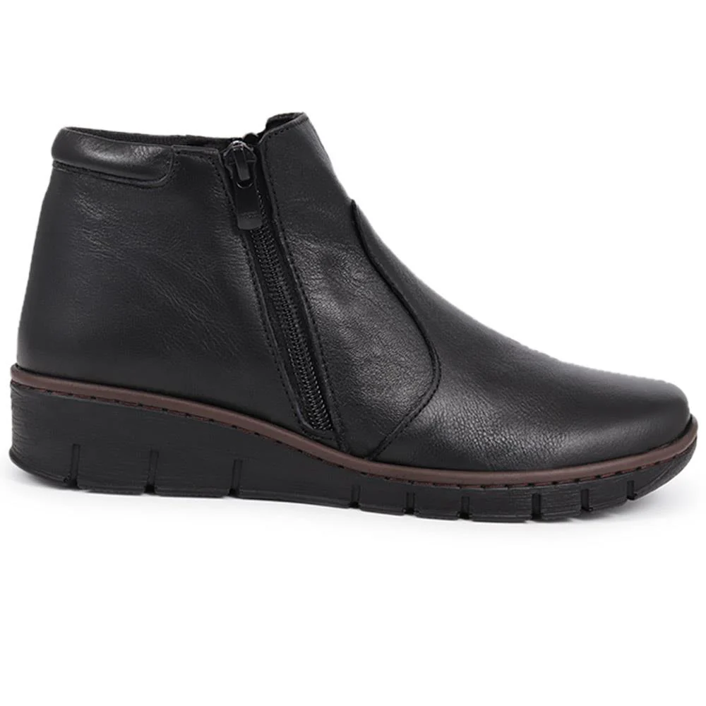 Leather Ankle Boots - LUCK40001 / 326 380 - Black - Image 2