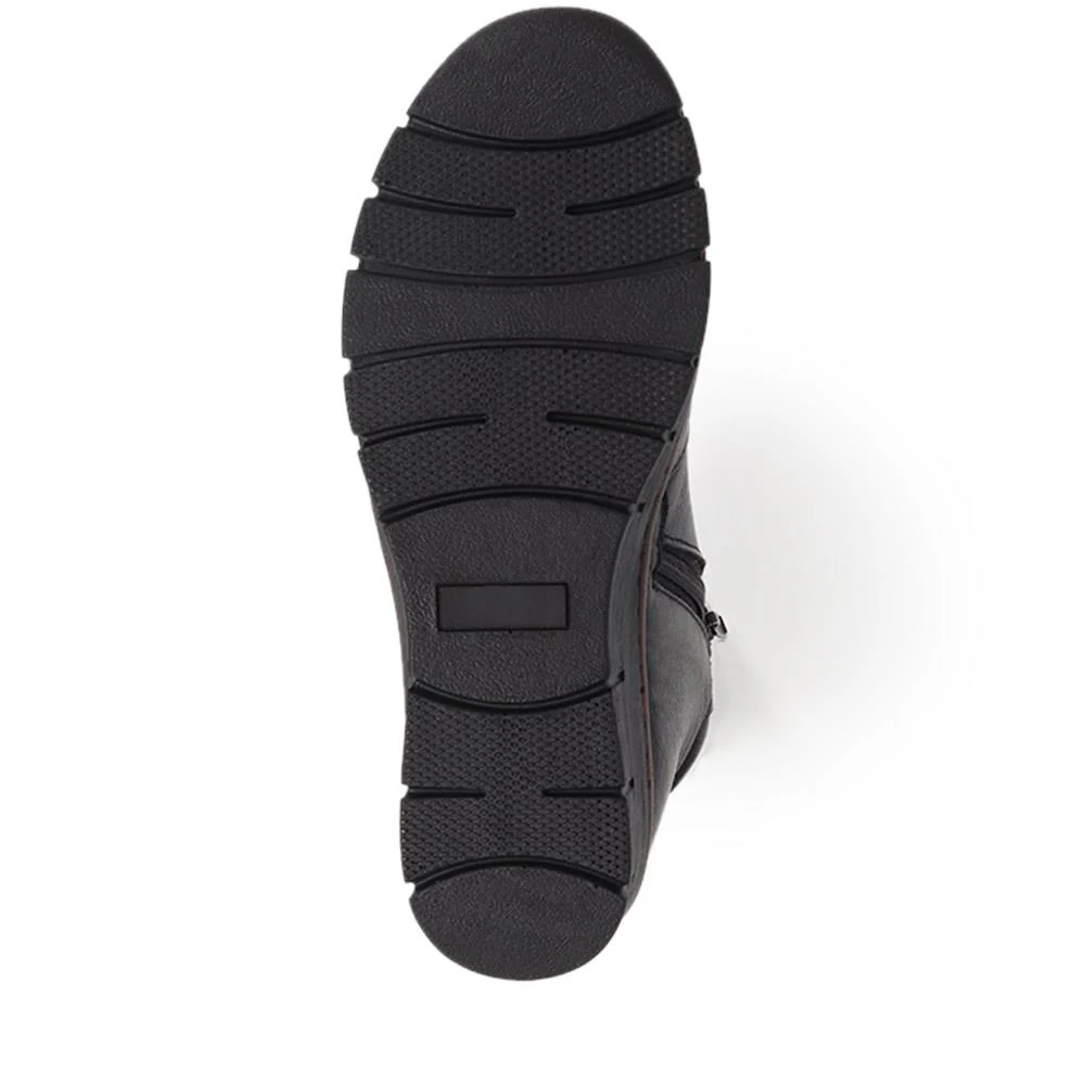 Leather Ankle Boots - LUCK40001 / 326 380 - Black - Image 4