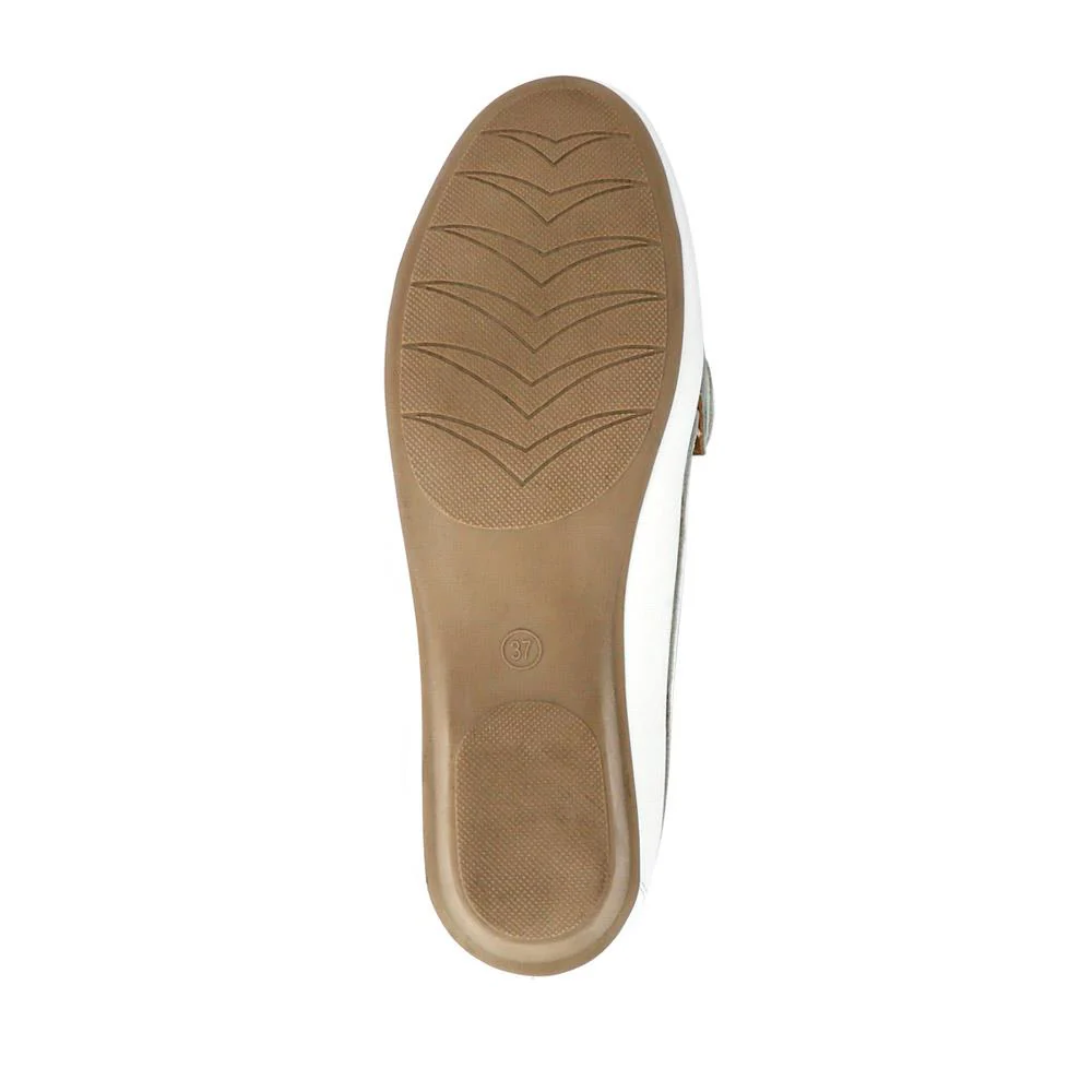 Leather Breathable Loafers - NAP41003 / 327 489 - White - Image 5