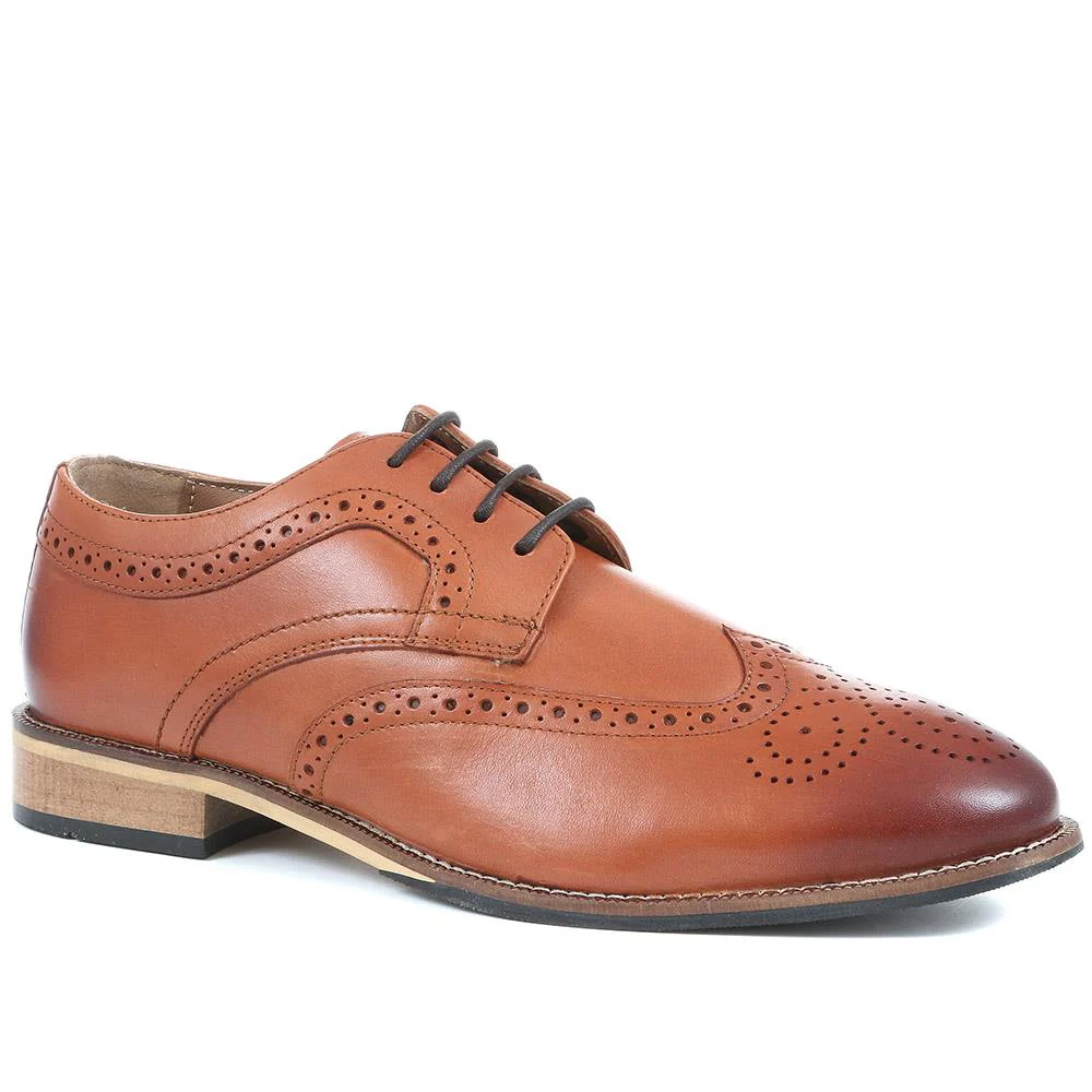 Leather Brogues - PERFO29000 / 315 115 - Tan