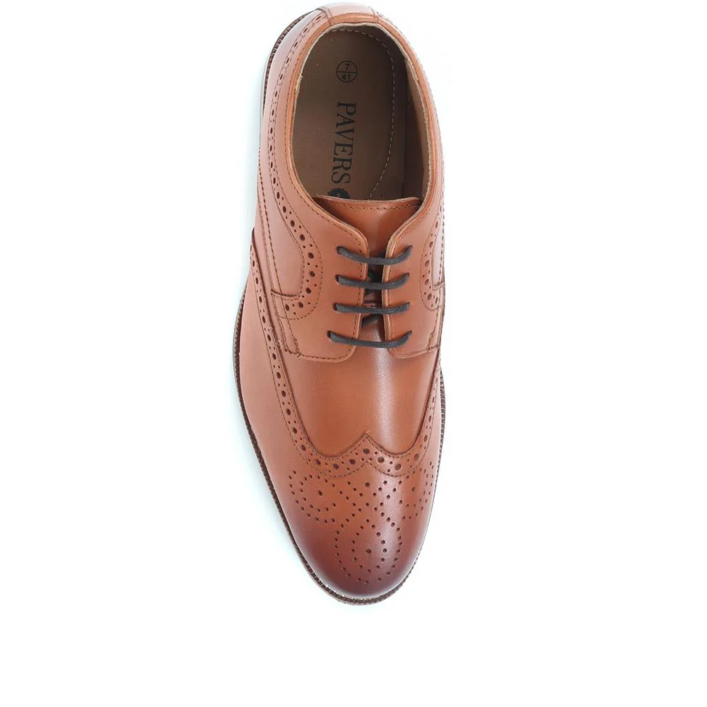 Leather Brogues - PERFO29000 / 315 115 - Tan - Image 4