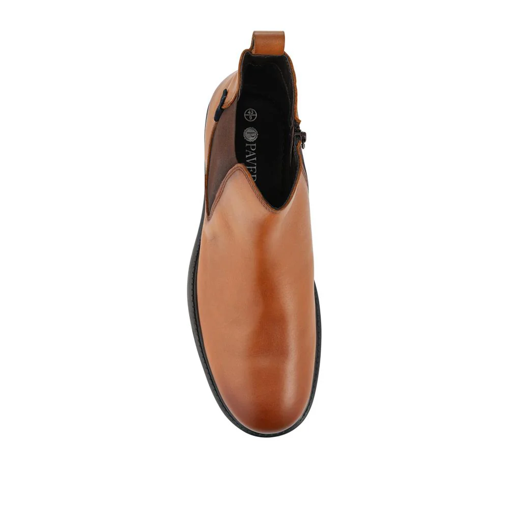 Smart Leather Chelsea Boots - JFOOT42030 / 328 339 - Tan - Image 4