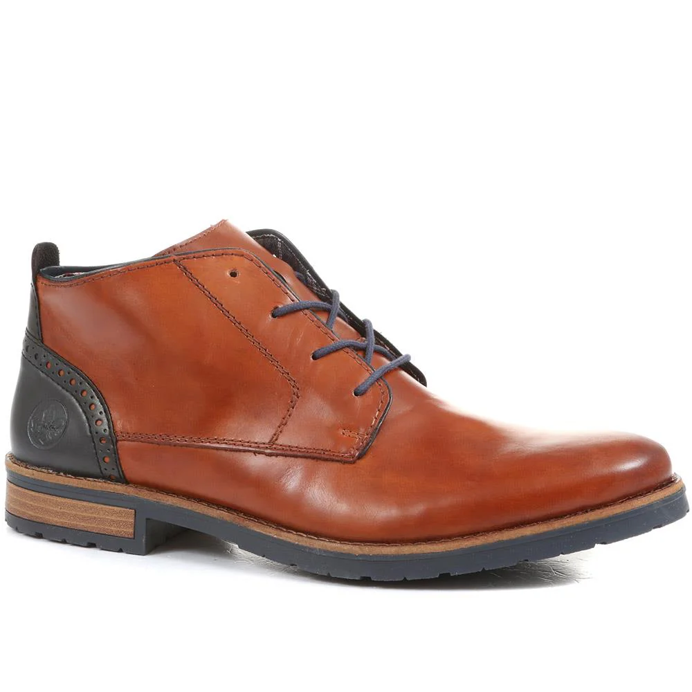 Leather Chukka Boots - RKR36532 / 322 994 - Tan