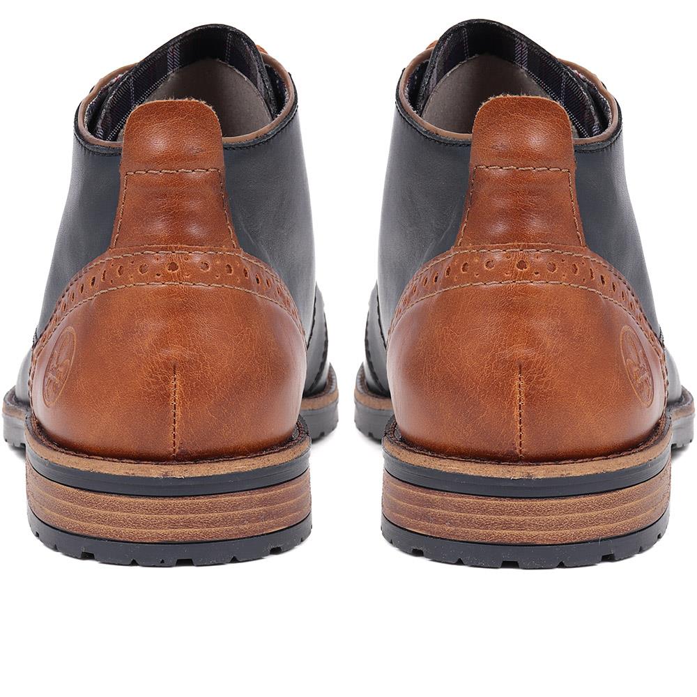 Leather Chukka Boots - RKR36532 / 322 994 - Navy - Image 3