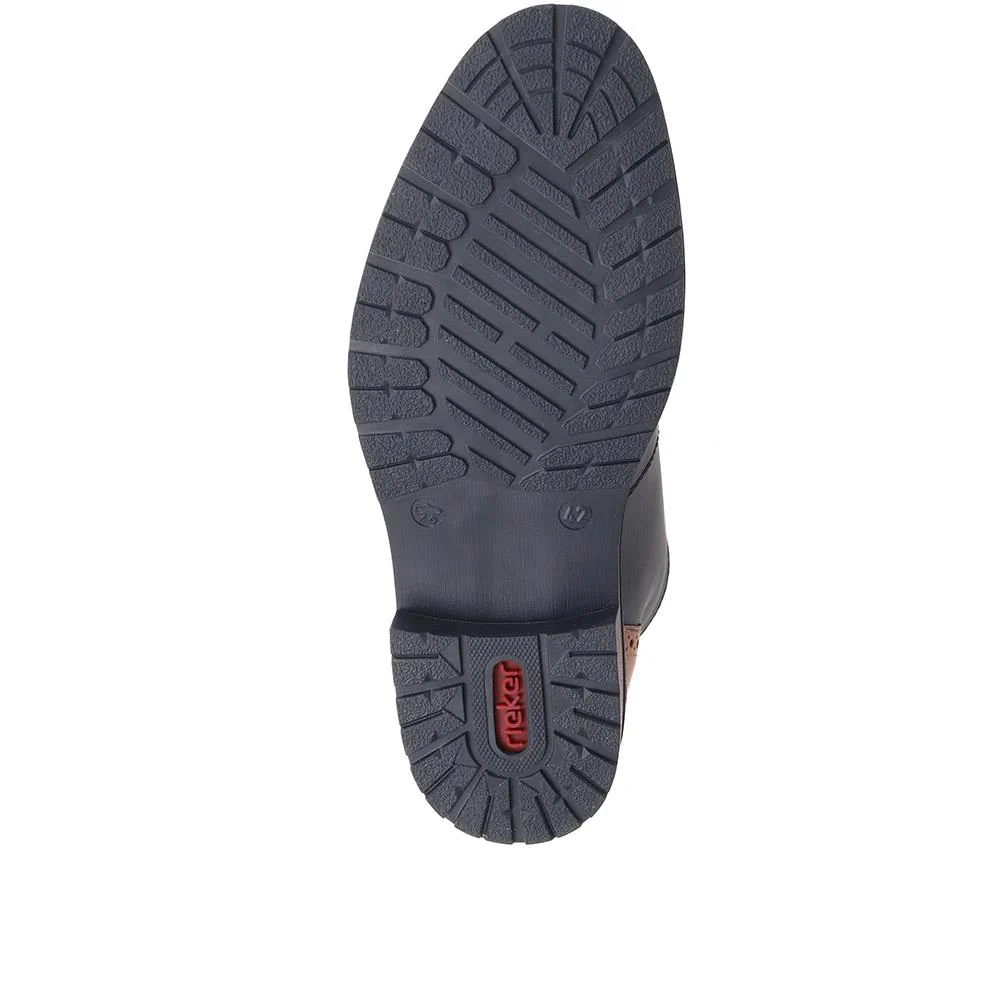 Leather Chukka Boots - RKR36532 / 322 994 - Navy - Image 4