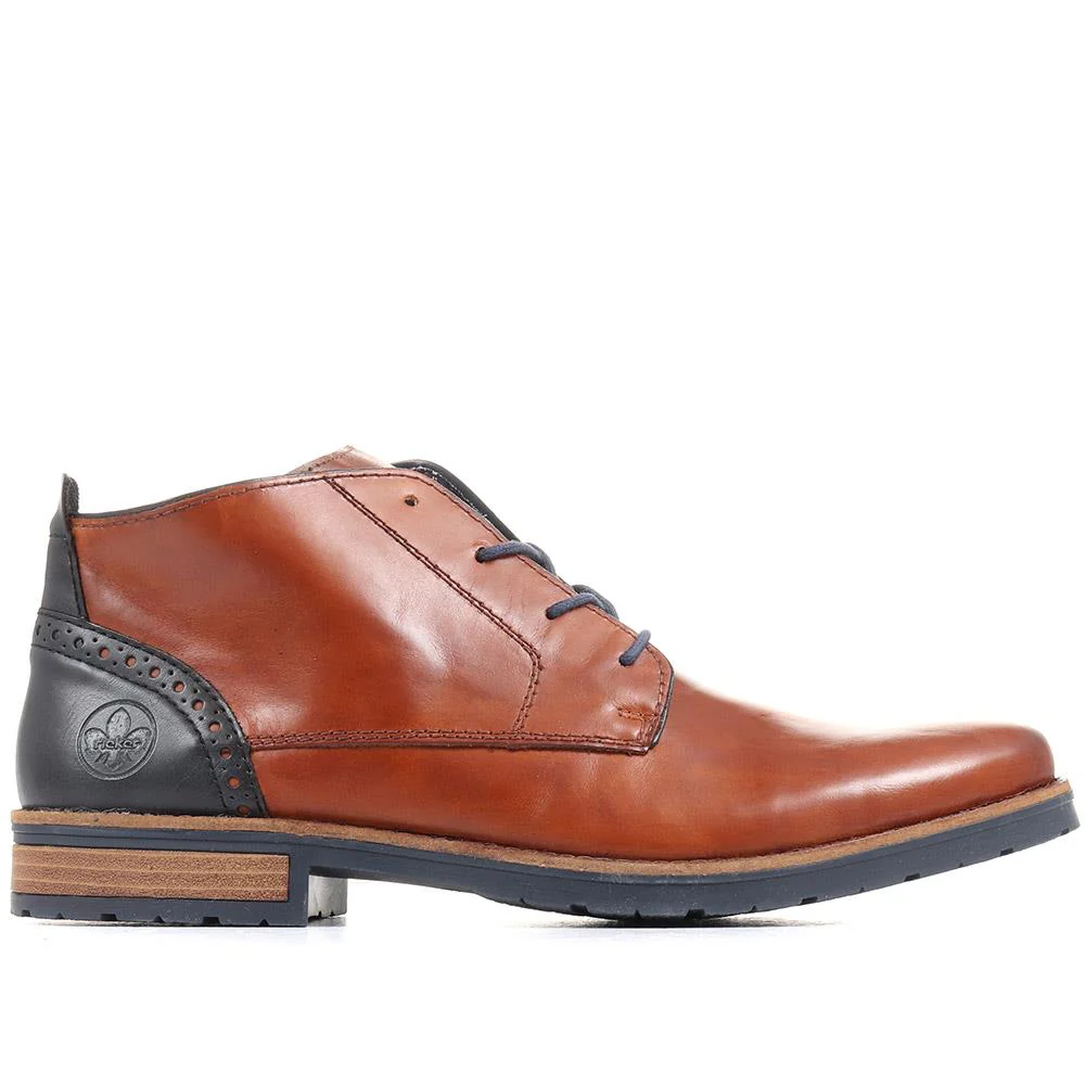 Leather Chukka Boots - RKR36532 / 322 994 - Tan - Image 2