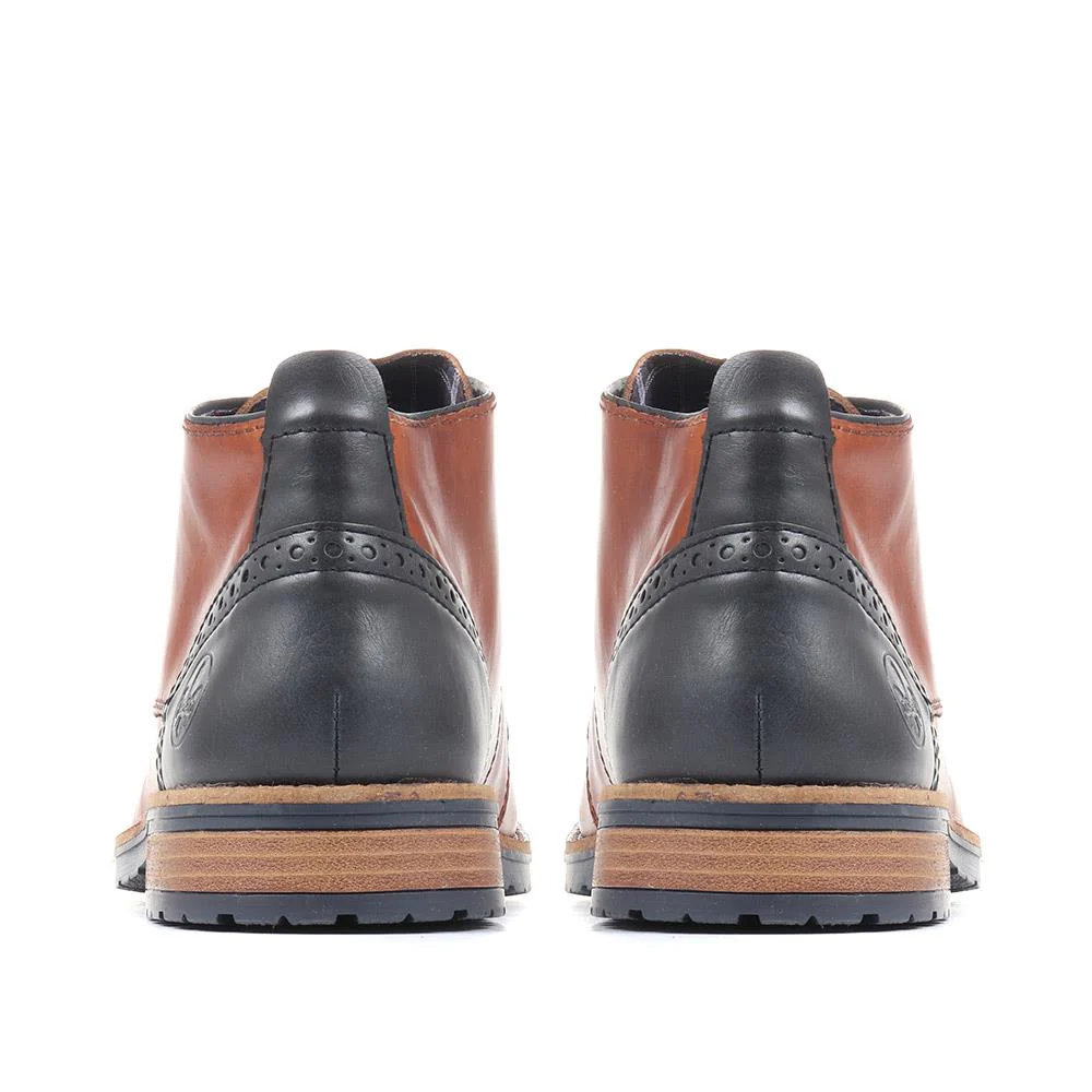 Leather Chukka Boots - RKR36532 / 322 994 - Tan - Image 3