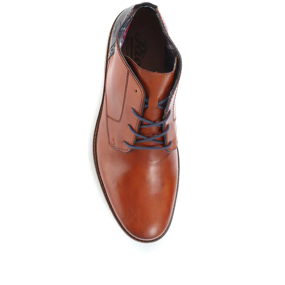 Leather Chukka Boots - RKR36532 / 322 994 - Tan - Image 4