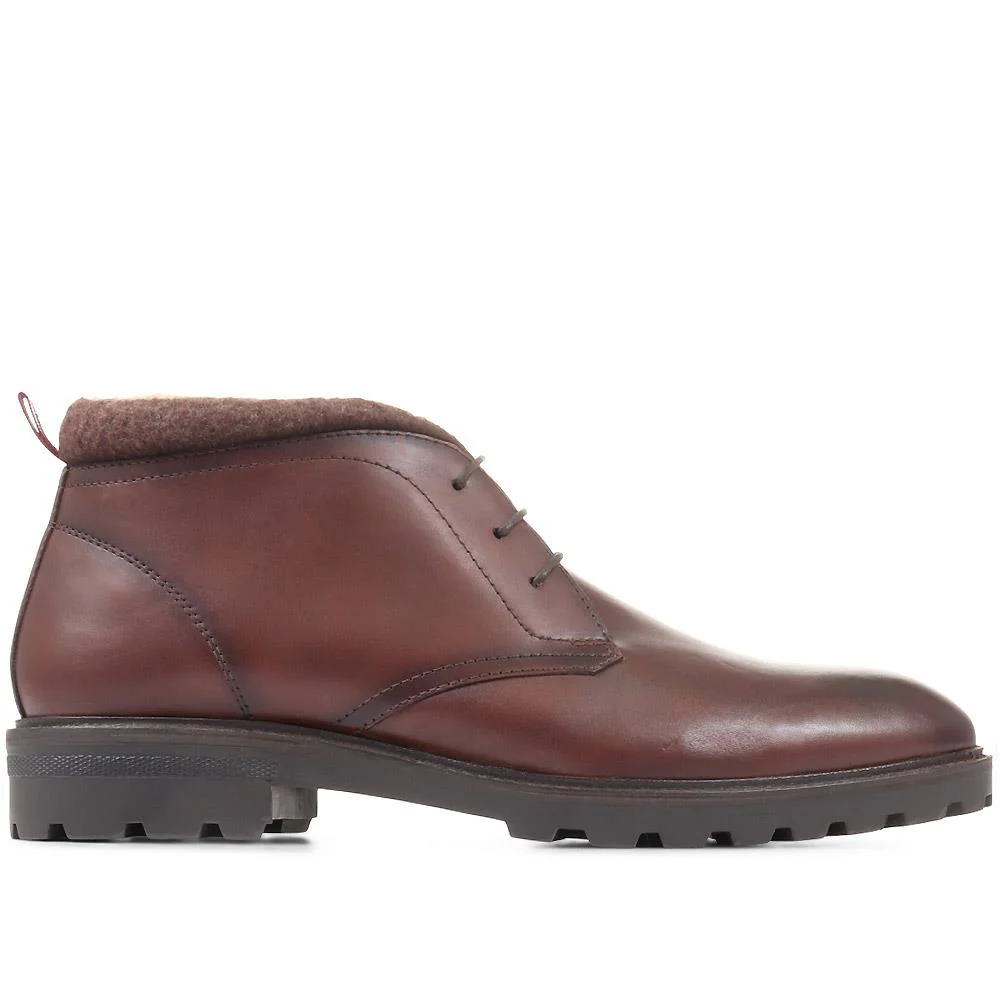 Leather Chukka Boots - RNB36013 / 322 749 - Dark Brown - Image 2