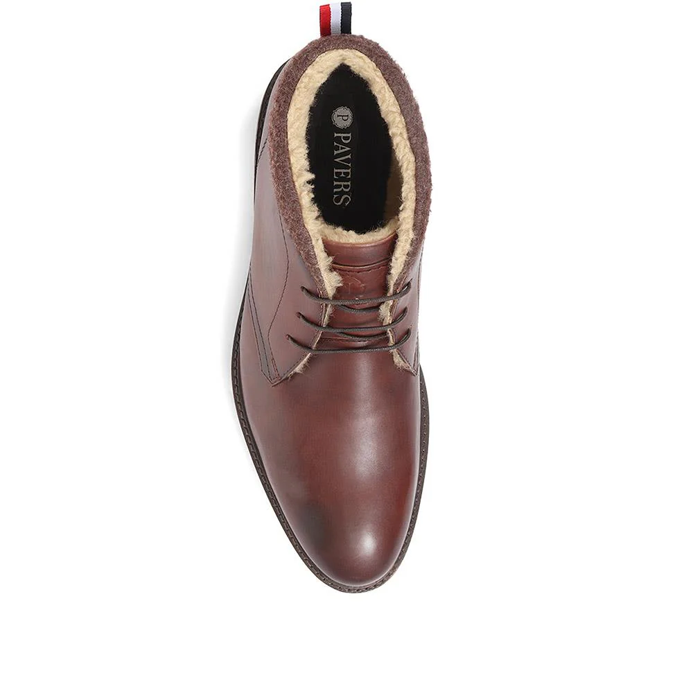 Leather Chukka Boots - RNB36013 / 322 749 - Dark Brown - Image 4
