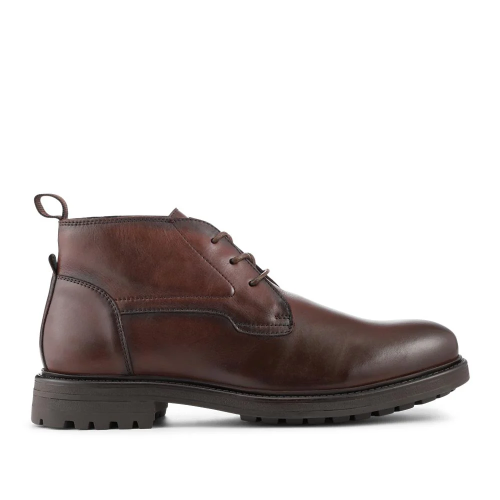 Smart Premium Leather Chukka Boots - JFOOT42027 / 328 338 - Brown - Image 2