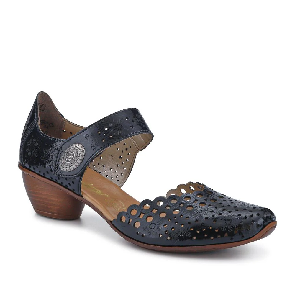 Leather Cuban-Heeled Mary Janes - RKR41536 / 327 286 - Image 3