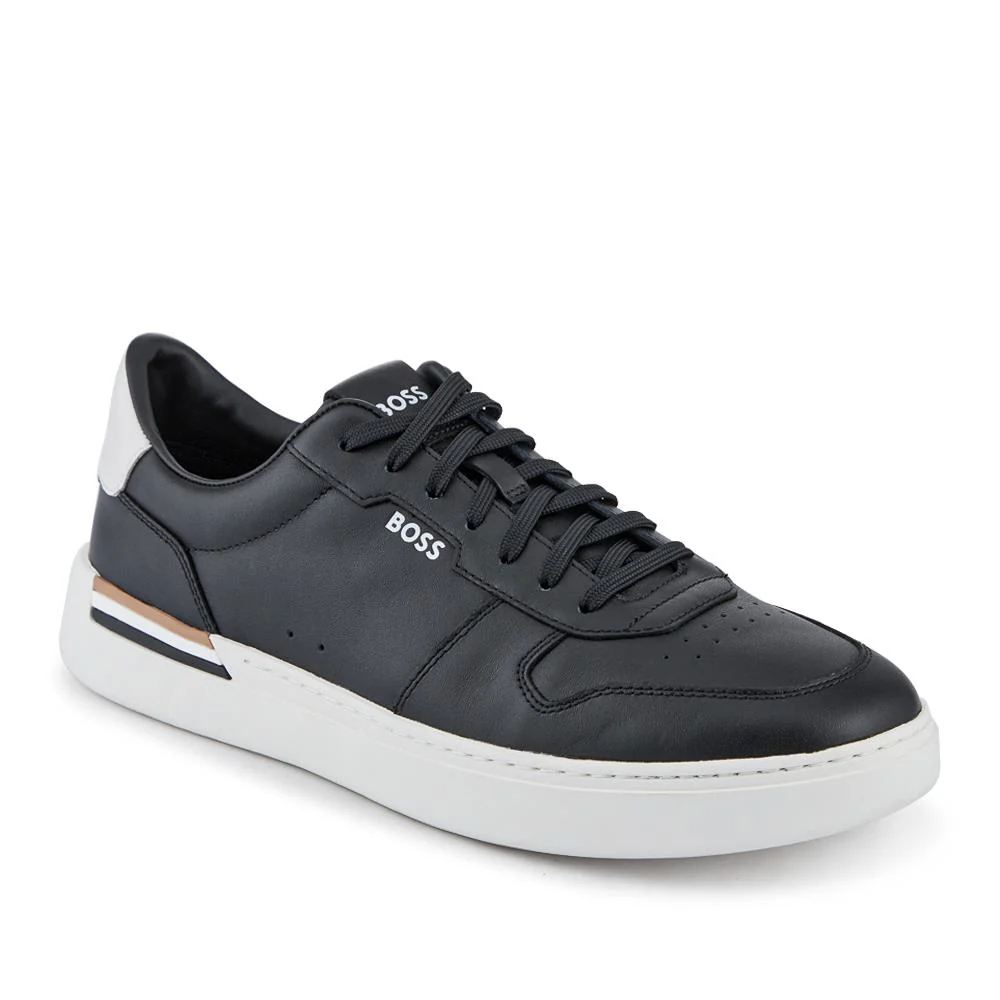 Leather Cupsole Trainers - HUGO41505 / 327 625
