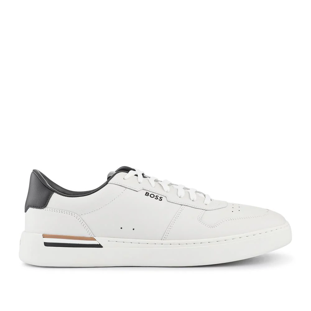 Leather Cupsole Trainers - HUGO41505 / 327 625 - White - Image 2