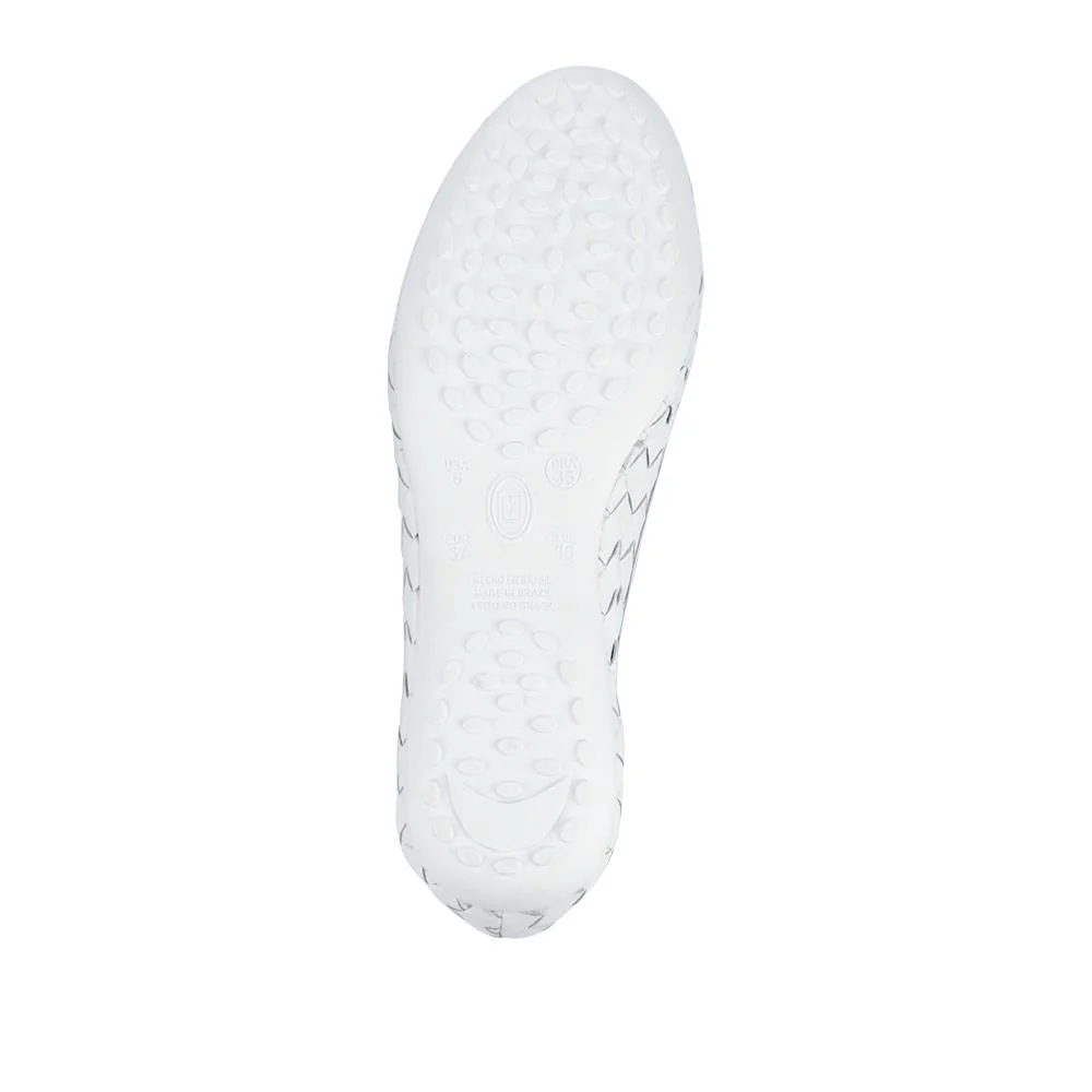 Leather Cushioned Pumps - BELBT41000 / 327 495 - White - Image 6
