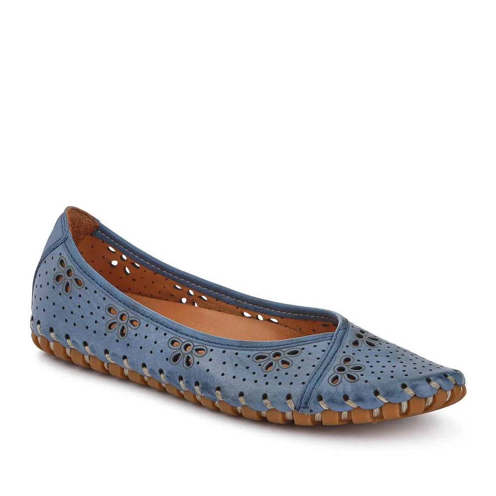 Leather Cushioned Pumps - KARY41003 / 327 469