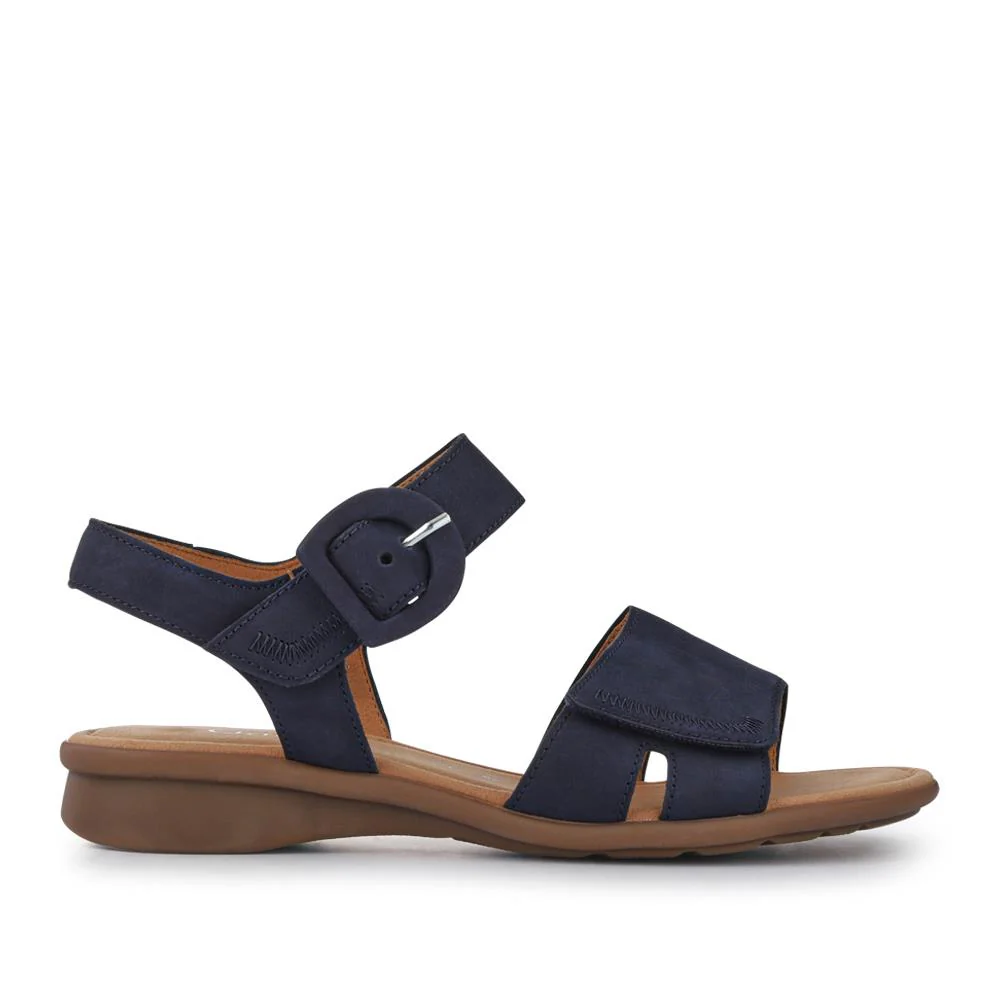 Marion Gabor Leather Dual-Fasten Sandals - GAB41527 / 327 034 - Navy - Image 2