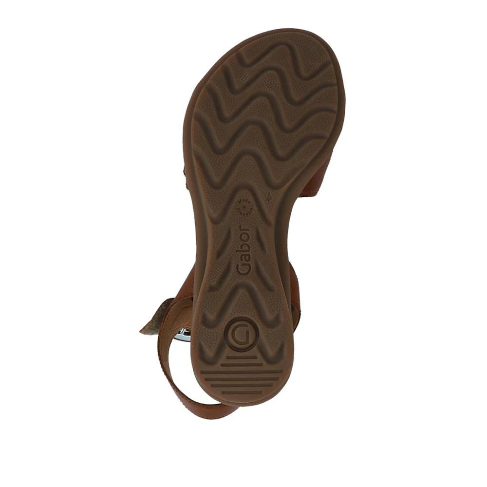 Marion Gabor Leather Dual-Fasten Sandals - GAB41527 / 327 034 - Tan - Image 6