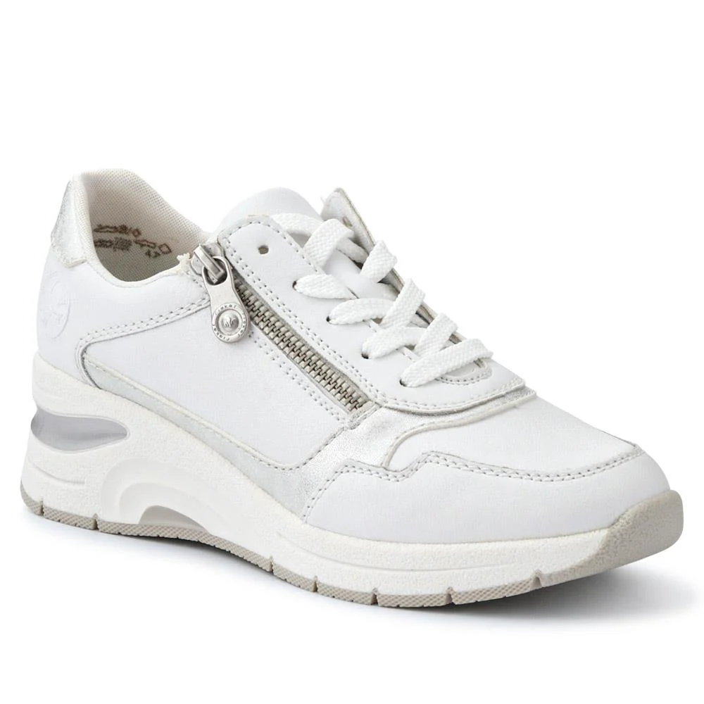 Leather Dual-Fastening Trainers - RKR41519 / 326 839