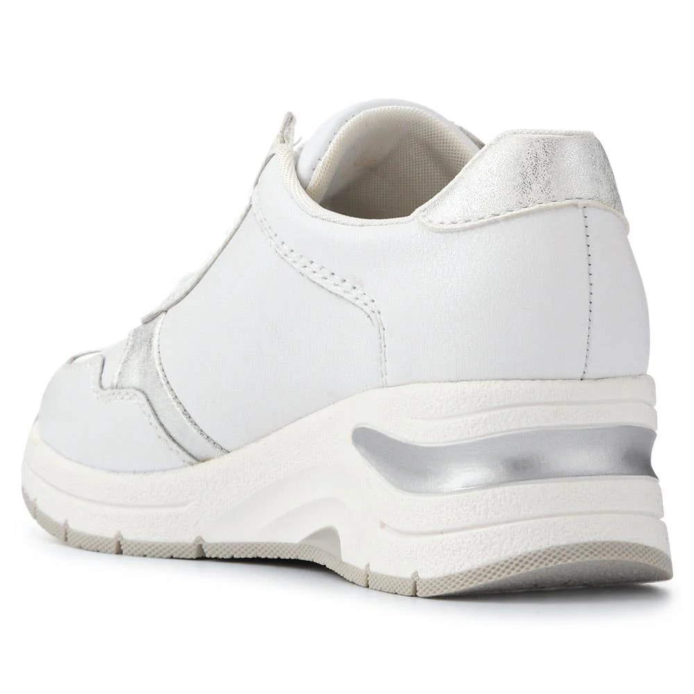 Leather Dual-Fastening Trainers - RKR41519 / 326 839 - White - Image 3