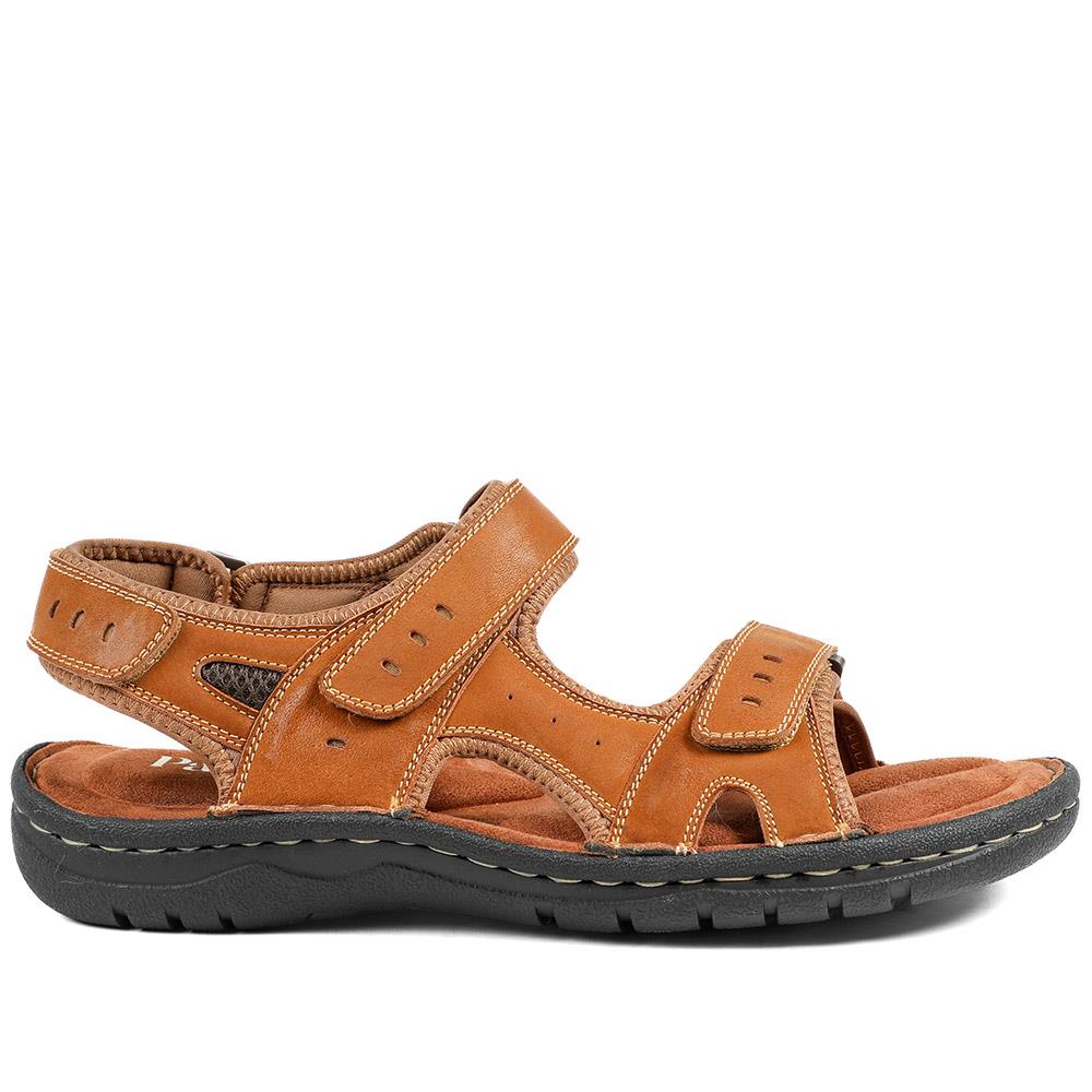 Leather Dual Fit Sandals - AATRA43006 / 328 929 - Tan - Image 3