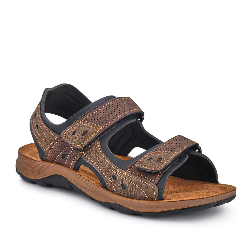 Leather Dual Touch-Fasten Sandals - INB41012 / 326 993 - Image 2