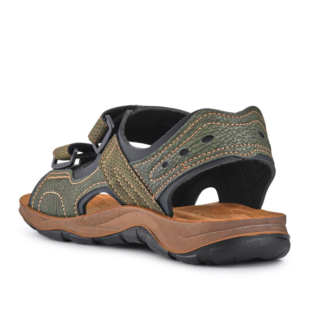 Dual Touch-Fasten Sandals - INB41012 / 326 993 - Khaki - Image 3