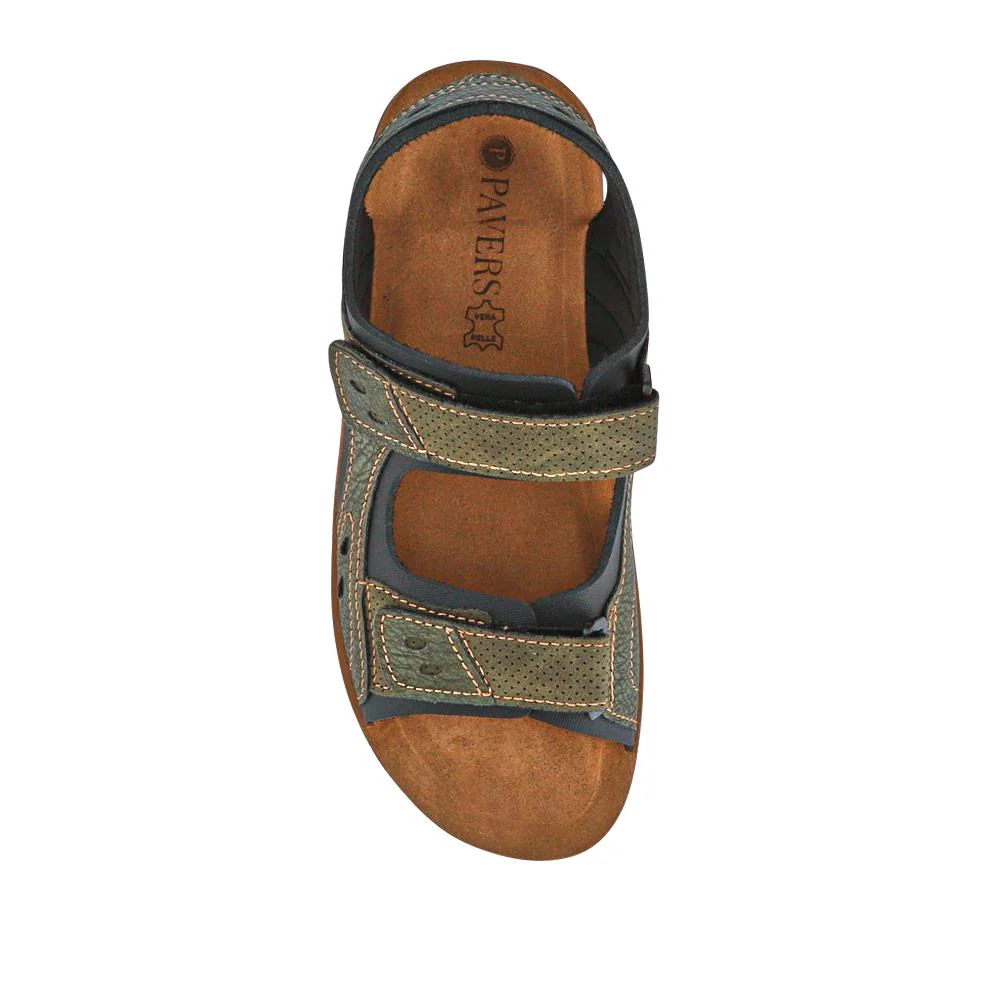 Dual Touch-Fasten Sandals - INB41012 / 326 993 - Khaki - Image 4