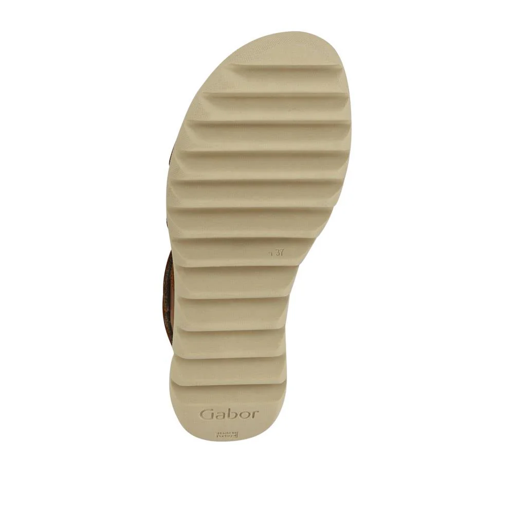 Chang Leather Dual Touch Fastening Sandals - GAB41526 / 327 033 - Tan - Image 6
