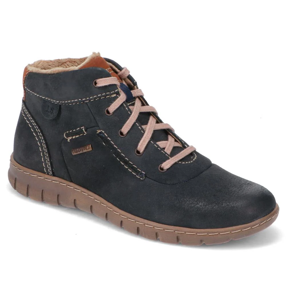 Leather Faux-Fur-Lined Ankle Boots - JOSEF40510 / 326 495 - Image 2