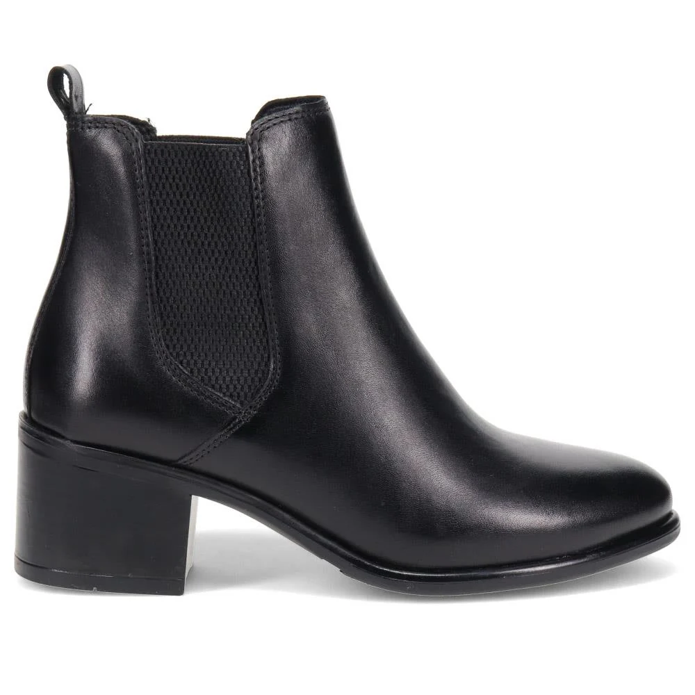 Leather Heeled Chelsea Boots - BELITAR40021 / 326 124 - Black - Image 2